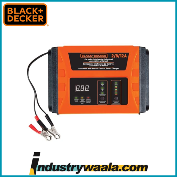 BLACK+DECKER BC12-B2 , 2/8/12 Amp 3 Speed Automatic Battery Charger & Manual Control