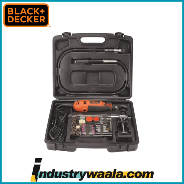 Black + Decker RT18KA-IN Kit Box For Grinding, Polishing, Engraving, Cutting, Sanding and Finishing
