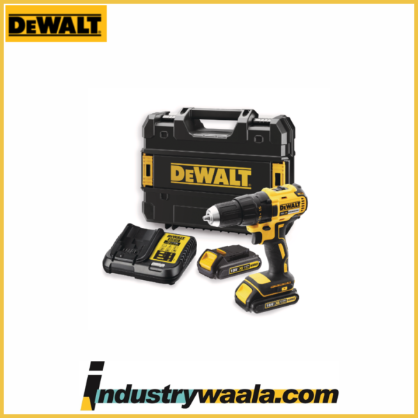 Dewalt DCD709S2T-QW 13mm 18V 1.5Ah Li-ion XR Cordless Hammer Drill Driver Kit