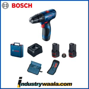 Bosch GSB 120-LI Cordless Drill Driver with 12V Double battery (Blue), 06019G81F2-1