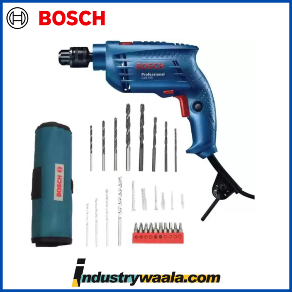 Bosch GSB 450 Wrap Set Pistol Grip Drill, 06012161FL-2