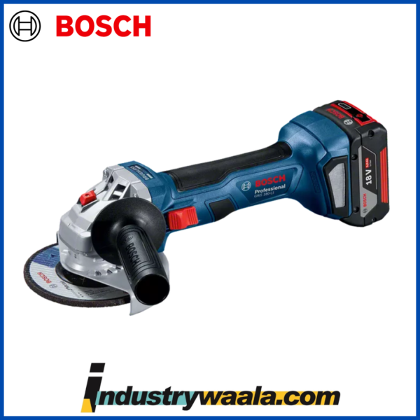 Bosch GWS 180-LI Cordless Angle Grinder with 2 Batteries and 1 Charger, 06019H90F0-3