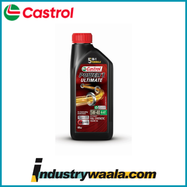 Castrol POWER1 ULTIMATE 5W-40 4-AT Full Synthetic Engine Oil 800ML