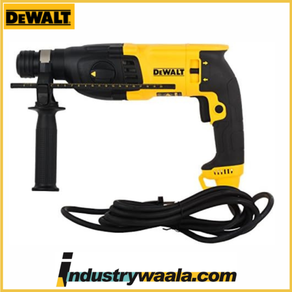 DEWALT D25133K-IN Combi Hammer For Drilling, Hammering and Chipping, 800 W 26 mm SDS-Plus 3 Mode 2 Kg