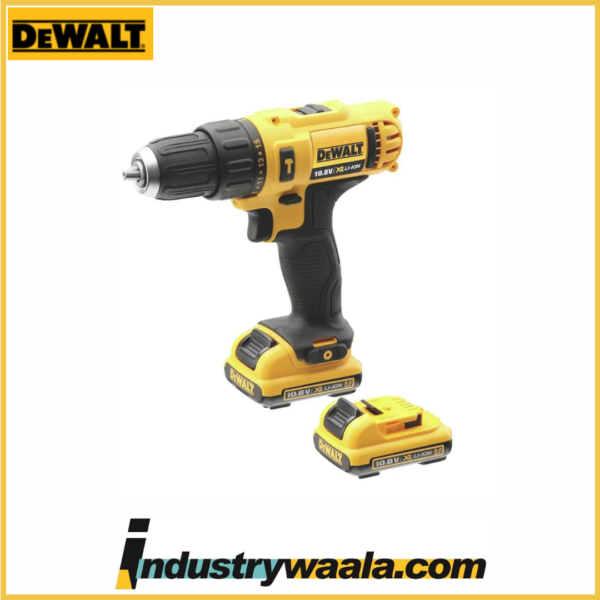 DEWALT DCD716D2-IN 12V, 2.0Ah 10mm Hammer Angle Drill Driver (10 mm Chuck Size)