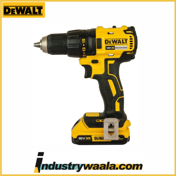 DEWALT DCD7771D2-IN 18V 13mm Cordless Compact Brushless Drill Machine Driver with 2Ah Li-ion batteries