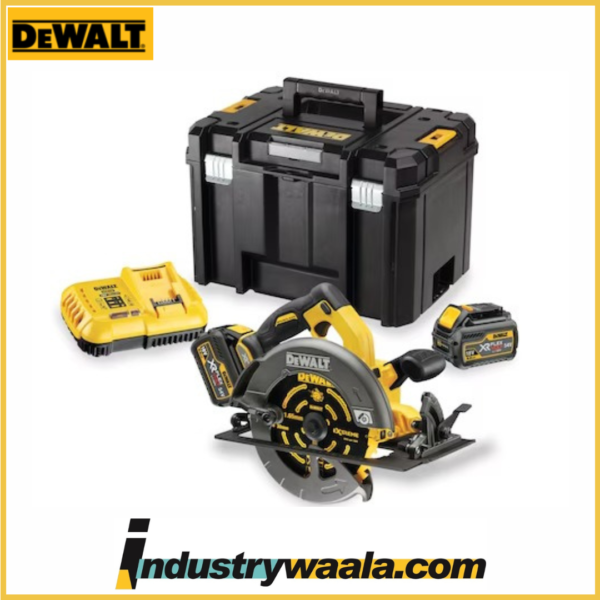 DEWALT DCS575T2-QW 54 V 67 mm XR FLEXVOLT Li-ion Cordless Circular Saw with Brushless Motor -2X6.0Ah Batteries included