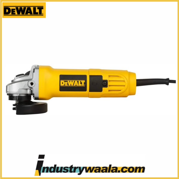 DEWALT DWE4215-IN 1100 Watt 125mm Heavy Duty Medium Angle Grinder with DES Technology and Innovative Anti Vibration system