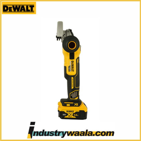 Dewalt DCG405P2-IN 18V 100mm Cordless Brushless Slide MAG Kit with 2×5.0Ah Li-ion batteries