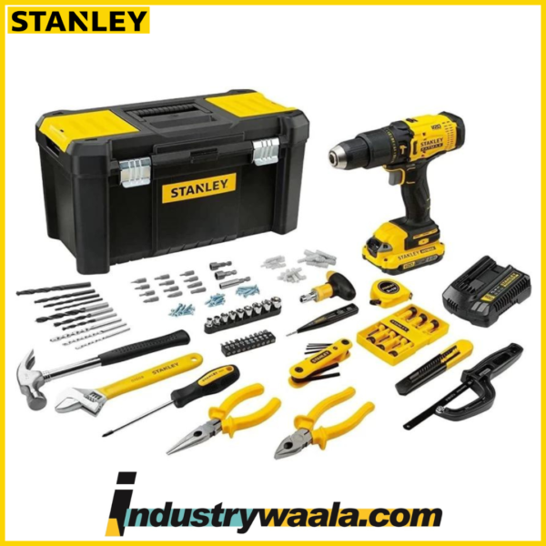 Stanley SCH121S1H-B1 – 12 V Hammer Drill with 40+ Pieces Accessory Kit (2)