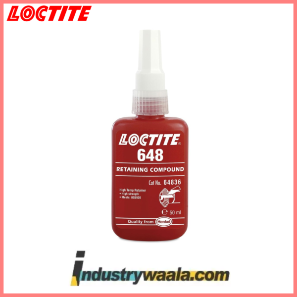 Loctite 648 High Strength Retaining Compound-50 ML