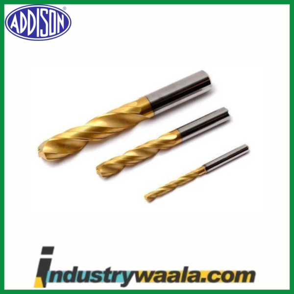 Addison 13.9 X 13.9 X 108 X 160 MM Coagted Solid Carbide Jobber Drill K816 Series Upto 45HRC