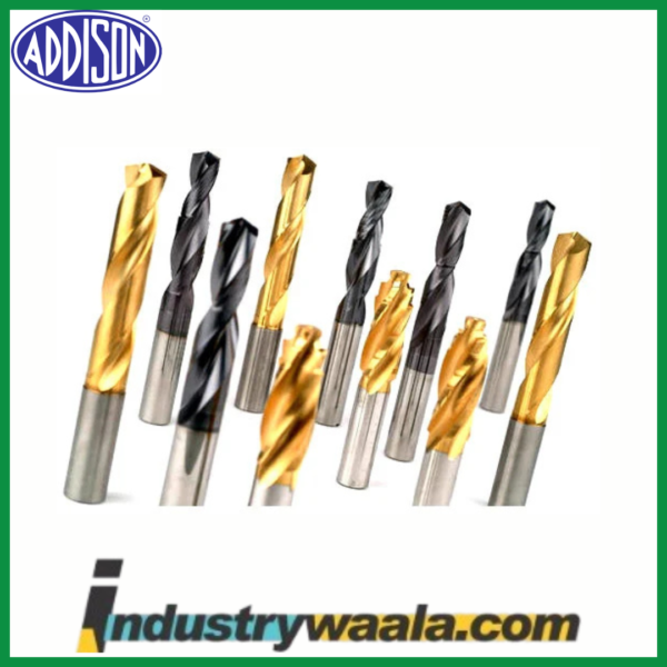 Addison 6.1 X 6.1 X 63 X 101 MM Coagted Solid Carbide Jobber Drill- K816 Series Upto 45HRC