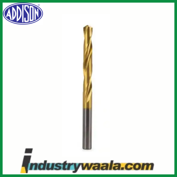 Addison 1.4 X 1.4 X 18 X 40 MM Coagted Solid Carbide Jobber Drill- K816 Series Upto 45HRC