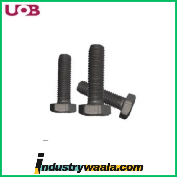 UOB 3/4 X 13 Inch Hex Head Bolts/Screws - Inch (BSW), Quantity- 8 Pcs