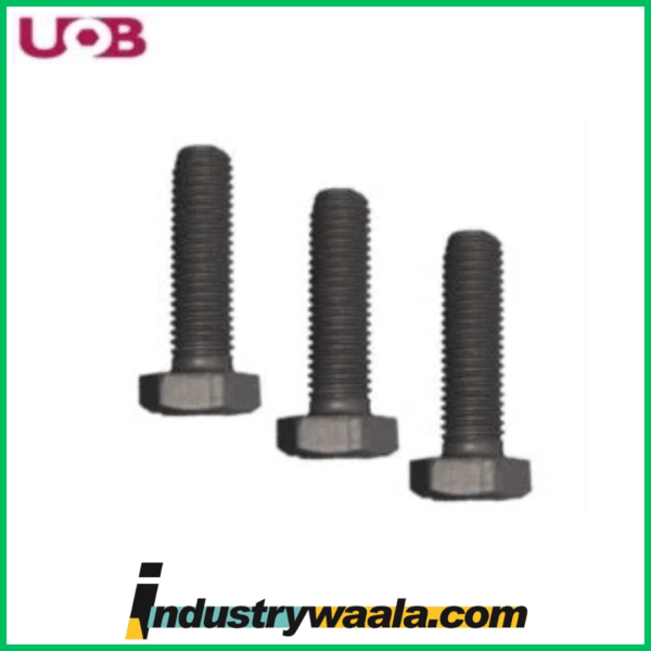 UOB 3/8 X 1.1/4 Inch Hex Head Bolts/Screws - Inch (BSW), Quantity- 200 Pcs