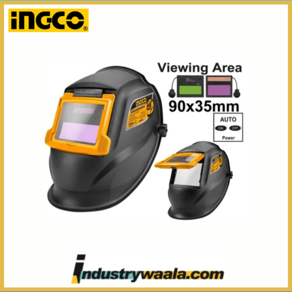 Ingco AHM009 Auto-Darkening Welding Helmet Quantity – 1 Pcs