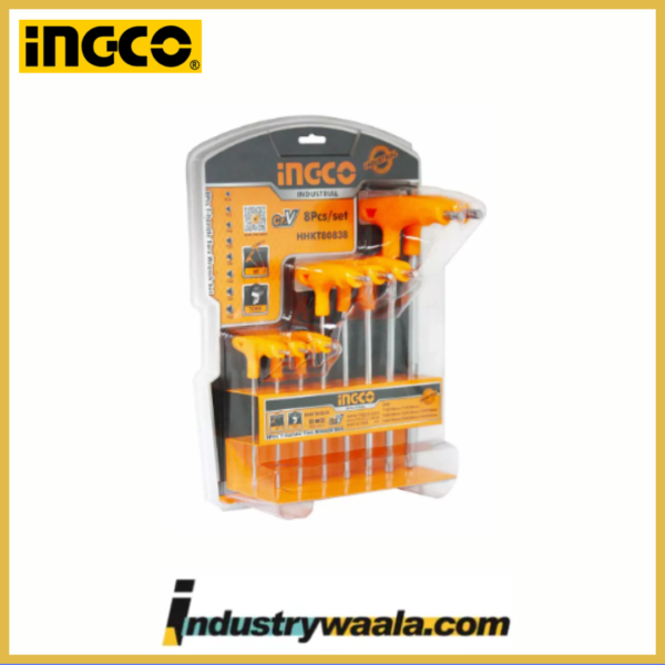 Ingco HHKT80838 8 Pcs T-Handle Torx Wrench Set Quantity – 1 Pcs