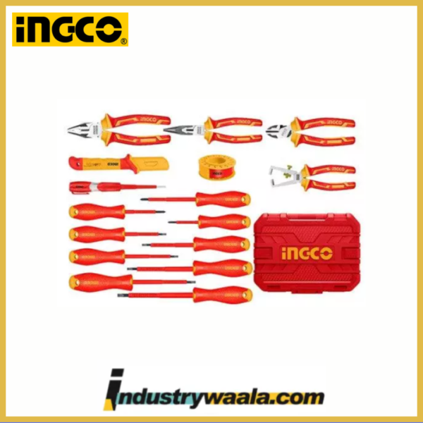 Ingco HKITH1601 16 Pcs Insulated Hand Tools Set Quantity – 1 Pcs