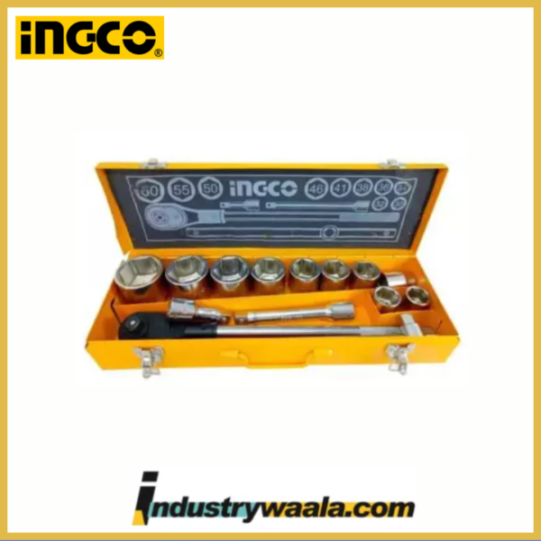 Ingco HKTS034151 15 Pcs 3/4″ Socket Set Quantity – 1 Pcs