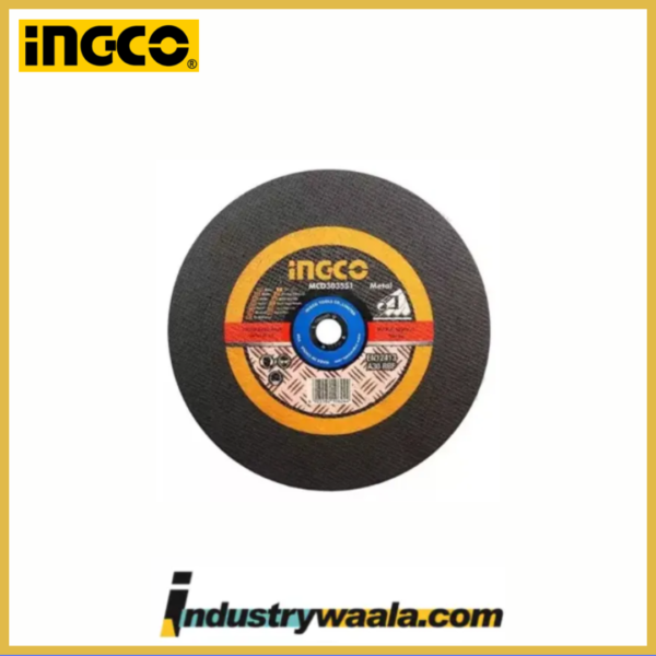 Ingco MCD253551 Abrasive Metal Cutting Disc (Black) Quantity – 1 Pcs