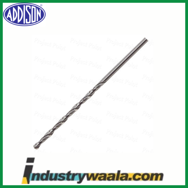 Addison 4 X 300 MM Extra Long Series HSS Parallel Shank Drills