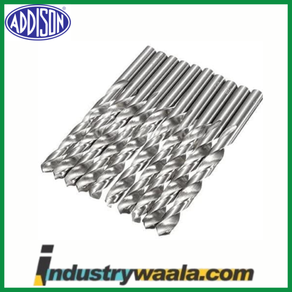 Addison 8.80 MM Jobber Series HSS Parallel Shank Drills Quantity - 10 Pcs