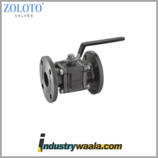 Zoloto Cast Steel Three Piece Design Ball Valve (Flanged) ART-1089