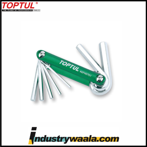 Toptul AGFH0701 Folding Hex Allen Key Sets