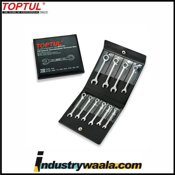 Toptul GBBA1001 Miniature Combination Wrench Set